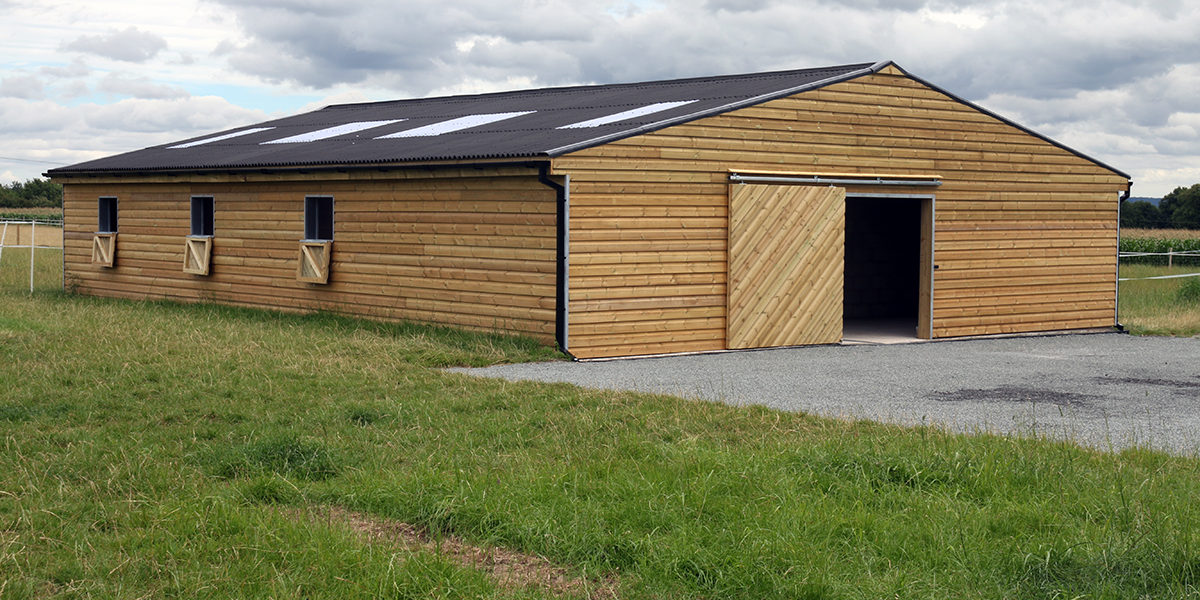 6 horse stable equestrian barn building