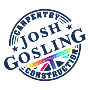 Josh Gosling Construction Carpentry Rainbow Logo