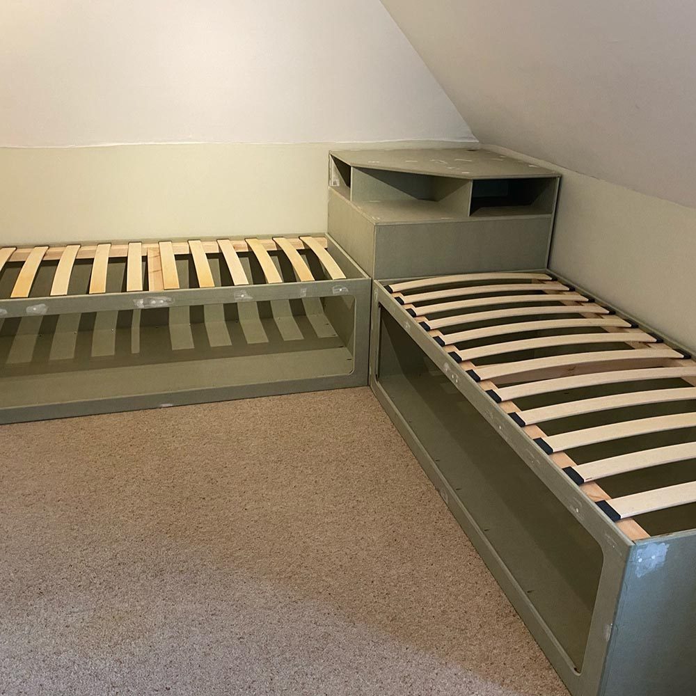 Fitted Bedroom Designer Twin Beds and Storage
