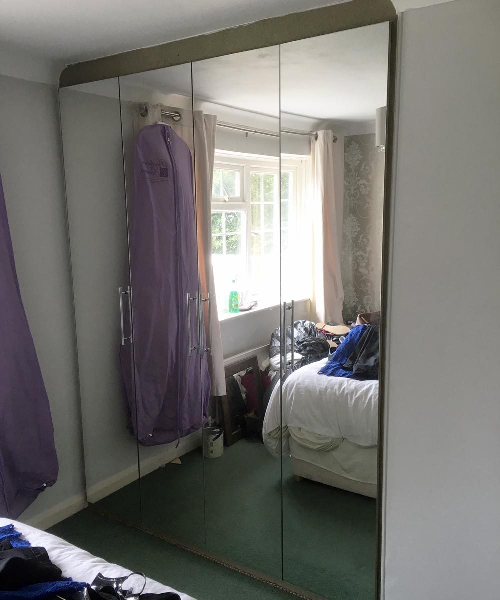 Fitted Bedroom Designer Mirrored Fitted Wardrobes